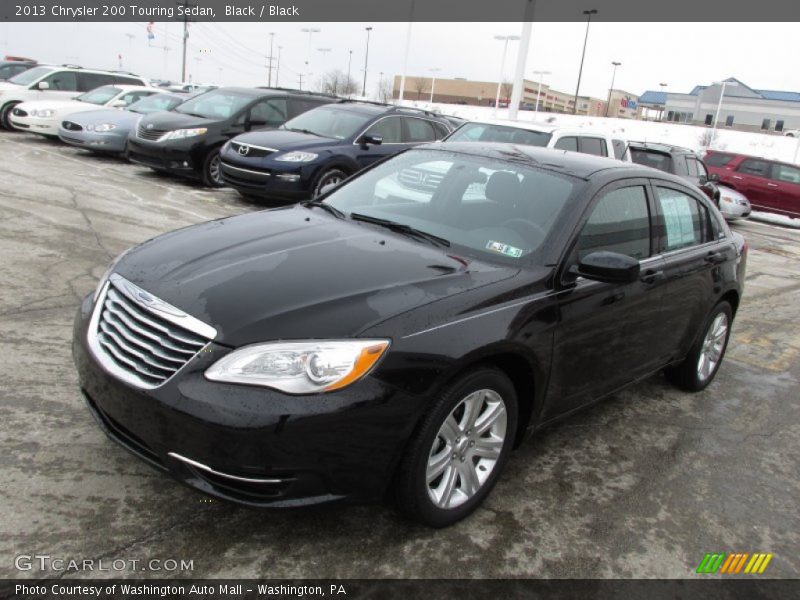 Black / Black 2013 Chrysler 200 Touring Sedan