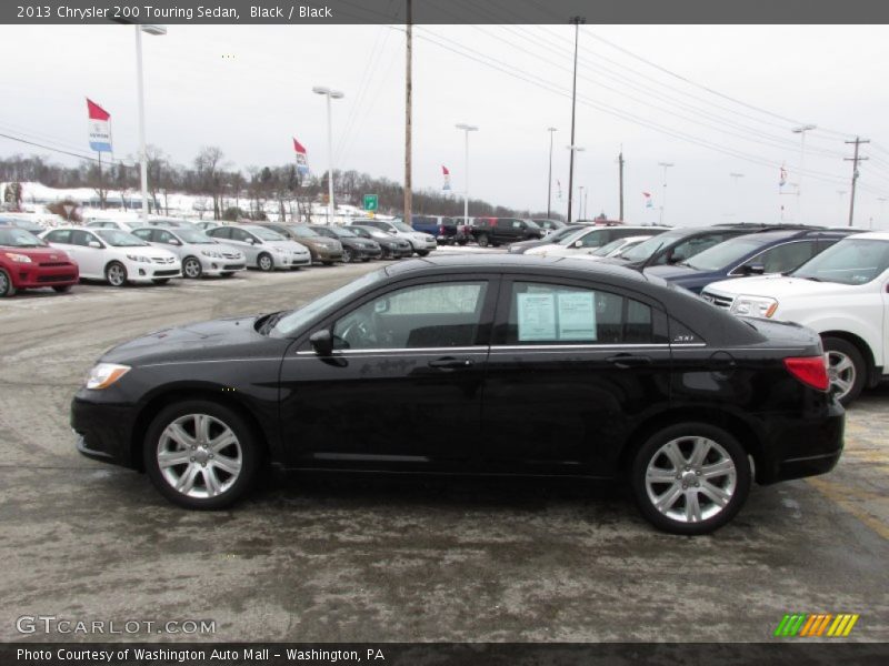 Black / Black 2013 Chrysler 200 Touring Sedan