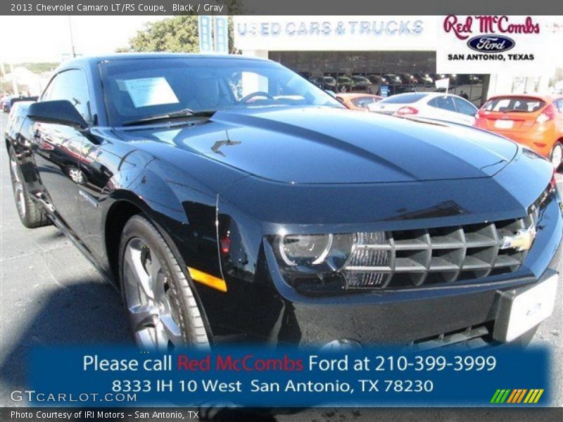 Black / Gray 2013 Chevrolet Camaro LT/RS Coupe