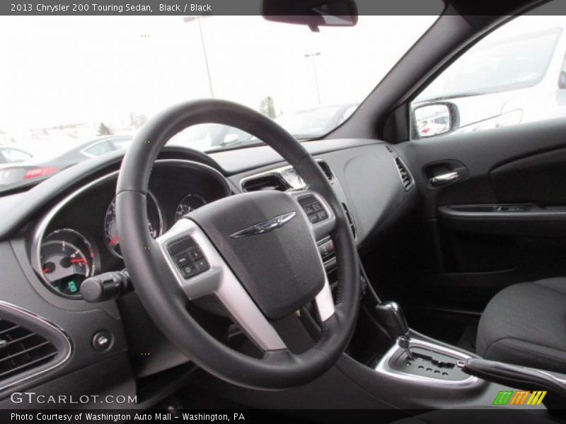 Black / Black 2013 Chrysler 200 Touring Sedan