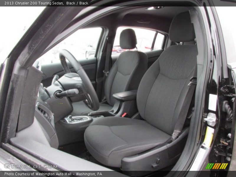 Black / Black 2013 Chrysler 200 Touring Sedan