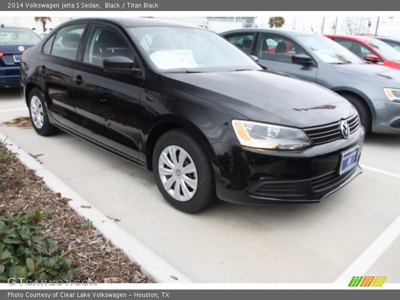 Black / Titan Black 2014 Volkswagen Jetta S Sedan