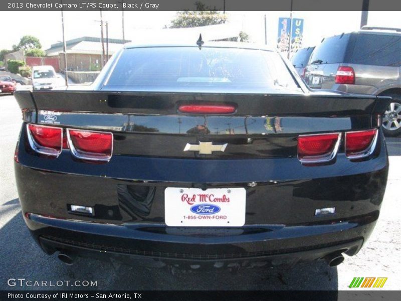Black / Gray 2013 Chevrolet Camaro LT/RS Coupe
