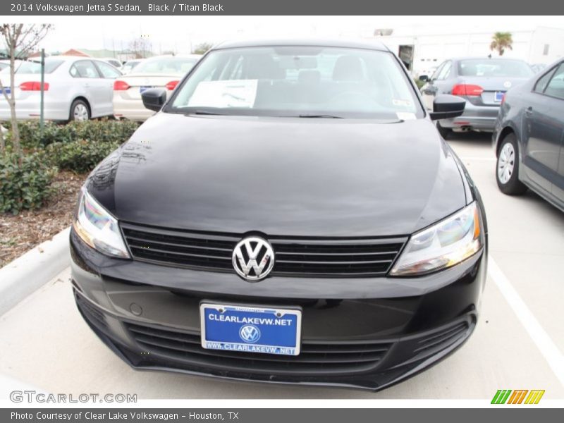 Black / Titan Black 2014 Volkswagen Jetta S Sedan