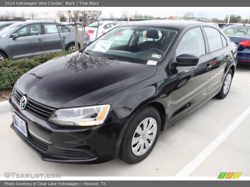 Black / Titan Black 2014 Volkswagen Jetta S Sedan