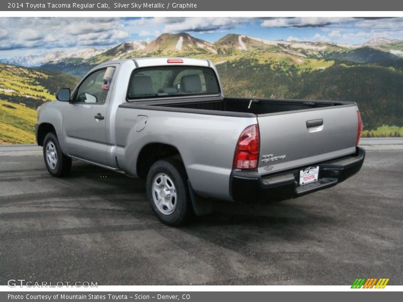 Silver Sky Metallic / Graphite 2014 Toyota Tacoma Regular Cab