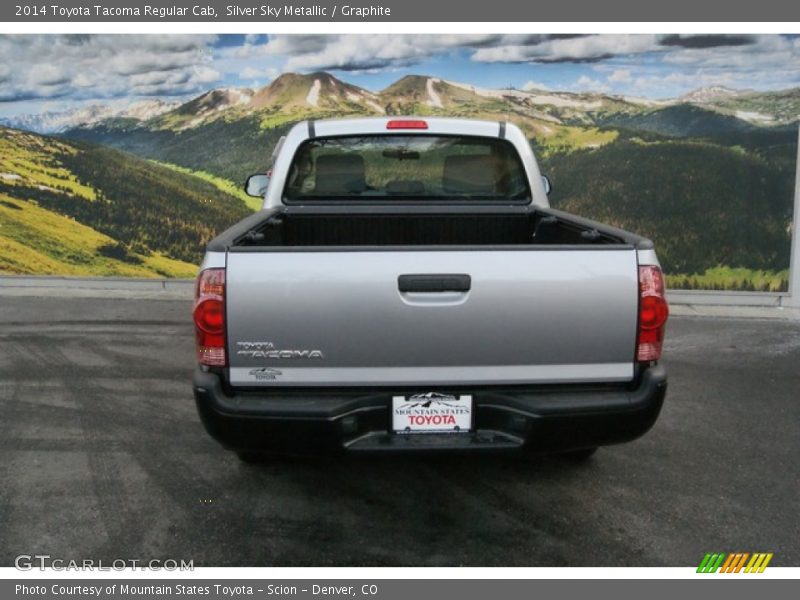 Silver Sky Metallic / Graphite 2014 Toyota Tacoma Regular Cab