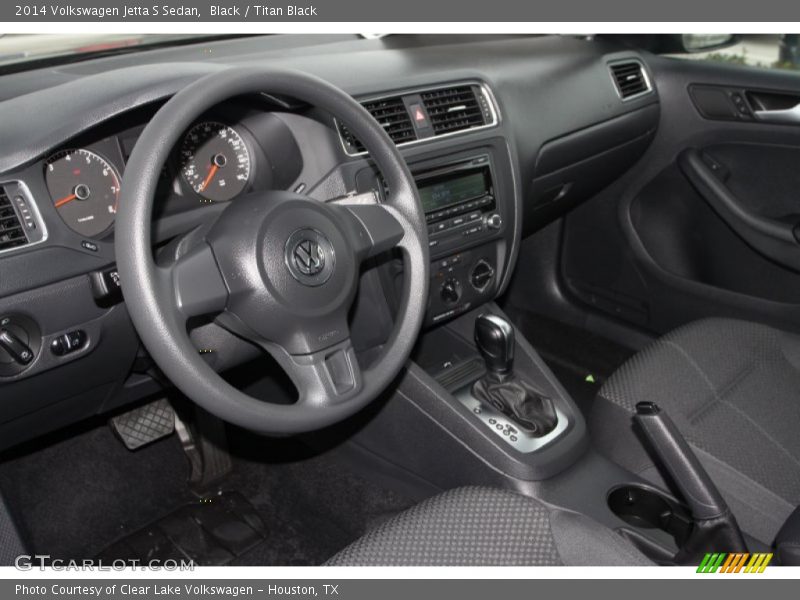 Black / Titan Black 2014 Volkswagen Jetta S Sedan