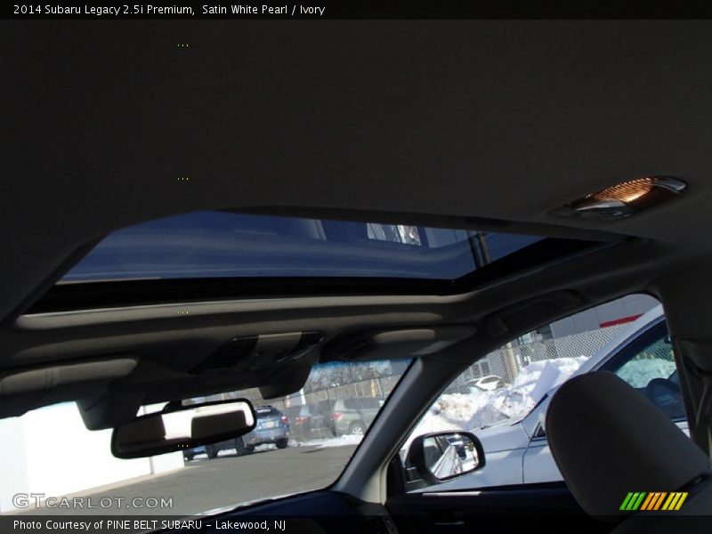 Satin White Pearl / Ivory 2014 Subaru Legacy 2.5i Premium