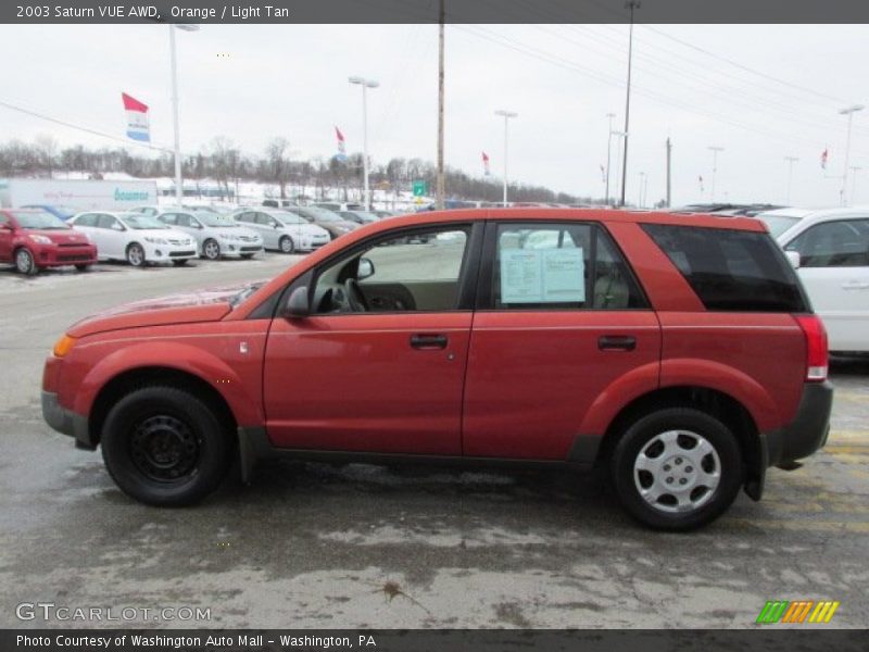 Orange / Light Tan 2003 Saturn VUE AWD
