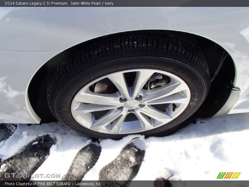 Satin White Pearl / Ivory 2014 Subaru Legacy 2.5i Premium