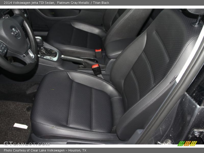 Platinum Gray Metallic / Titan Black 2014 Volkswagen Jetta TDI Sedan