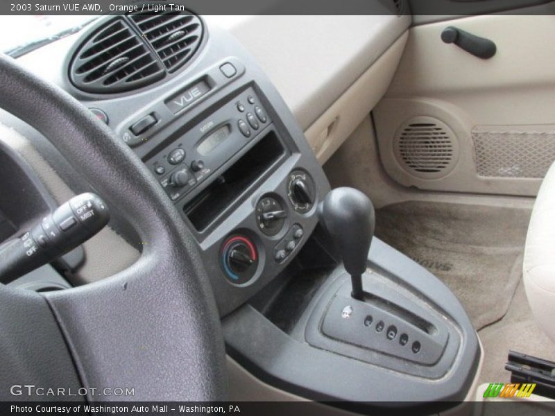 Controls of 2003 VUE AWD