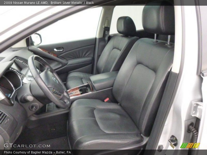 Brilliant Silver Metallic / Black 2009 Nissan Murano LE AWD