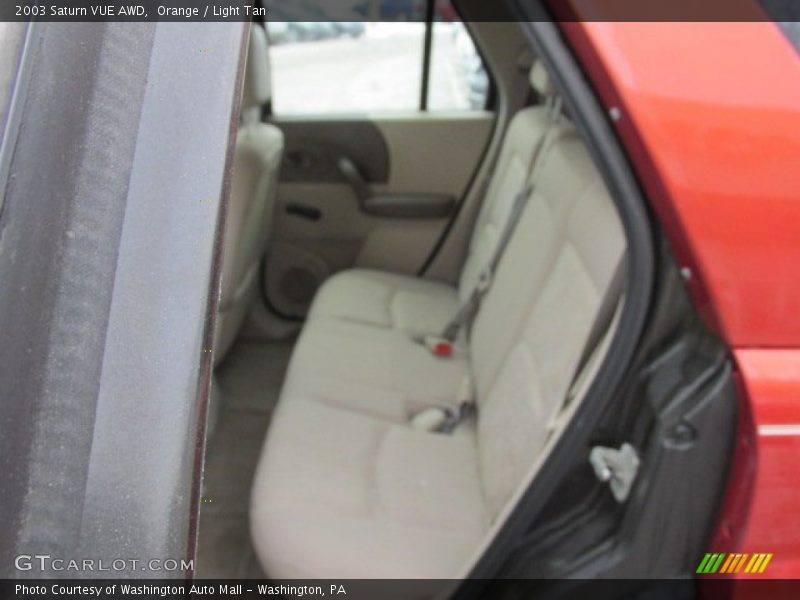 Orange / Light Tan 2003 Saturn VUE AWD