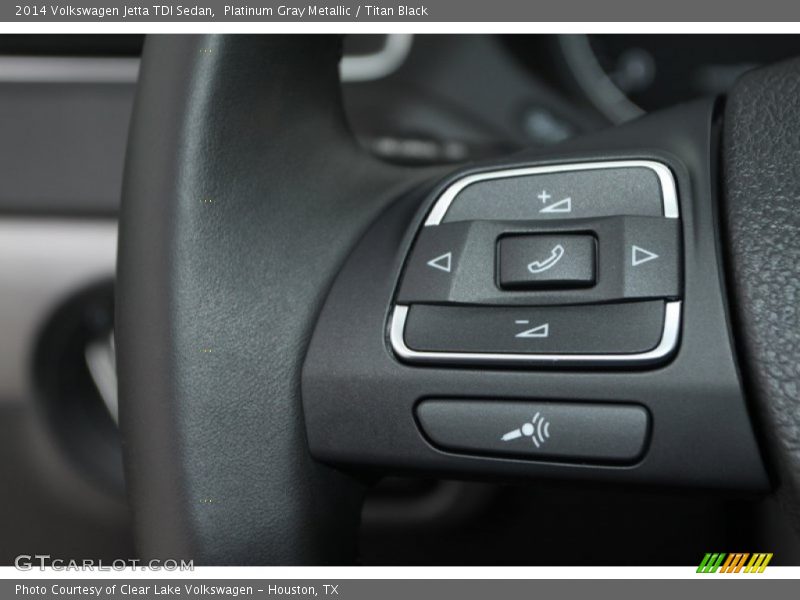 Platinum Gray Metallic / Titan Black 2014 Volkswagen Jetta TDI Sedan