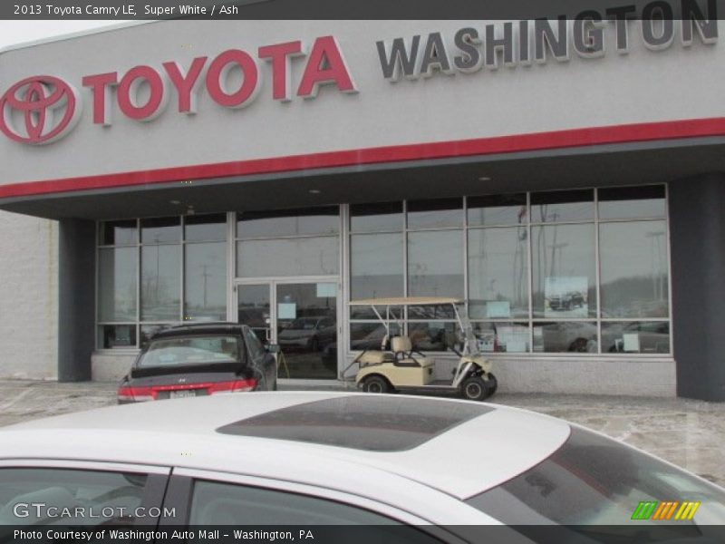 Super White / Ash 2013 Toyota Camry LE