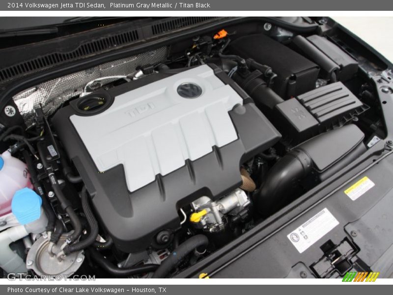 Platinum Gray Metallic / Titan Black 2014 Volkswagen Jetta TDI Sedan