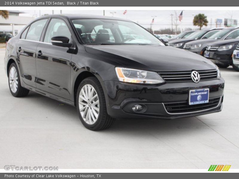 Black / Titan Black 2014 Volkswagen Jetta TDI Sedan