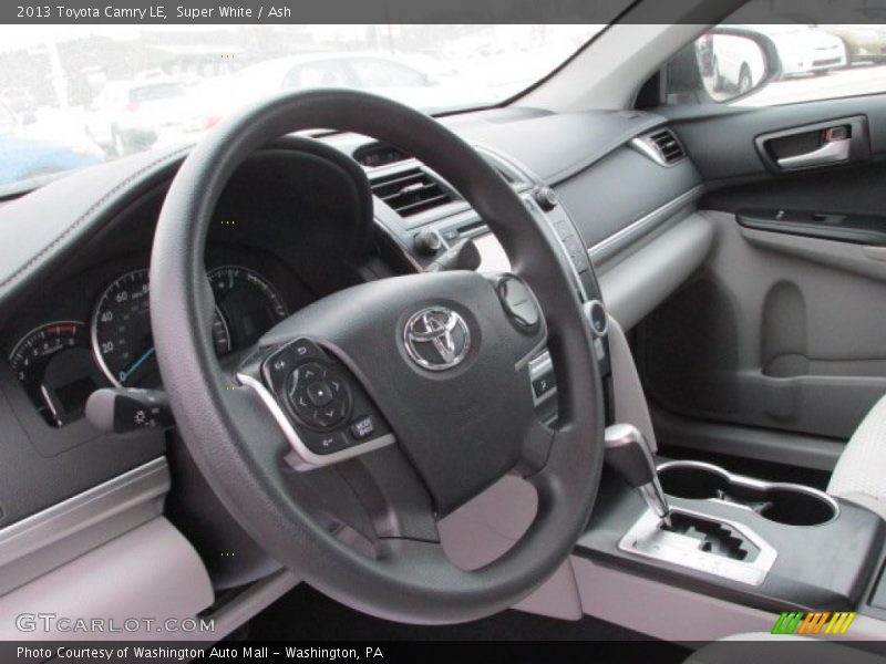 Super White / Ash 2013 Toyota Camry LE