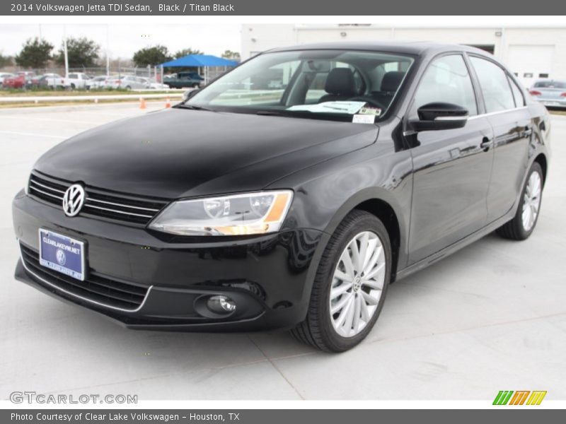 Black / Titan Black 2014 Volkswagen Jetta TDI Sedan