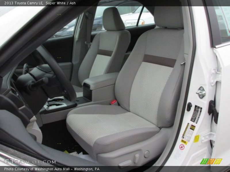 Super White / Ash 2013 Toyota Camry LE