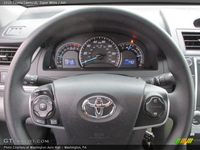 Super White / Ash 2013 Toyota Camry LE