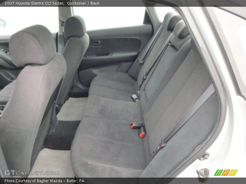 Quicksilver / Black 2007 Hyundai Elantra GLS Sedan