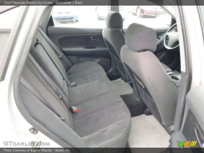 Quicksilver / Black 2007 Hyundai Elantra GLS Sedan