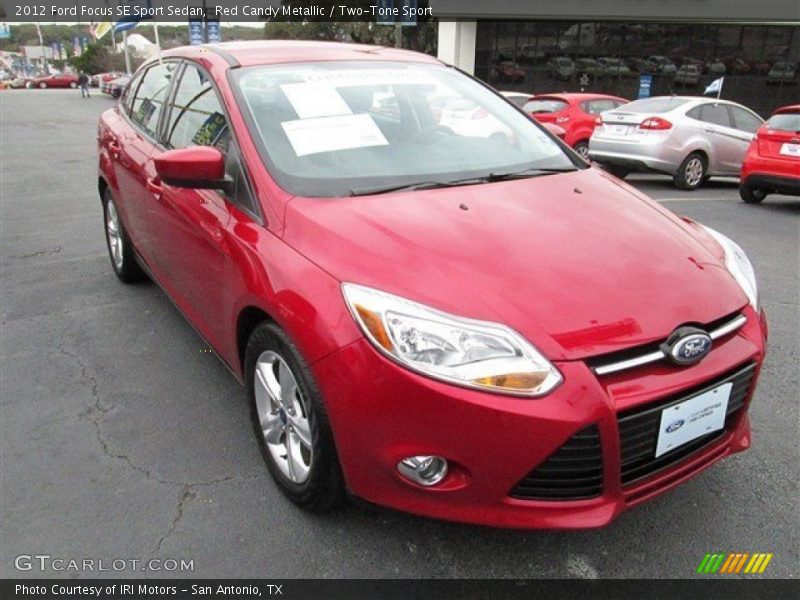 Red Candy Metallic / Two-Tone Sport 2012 Ford Focus SE Sport Sedan