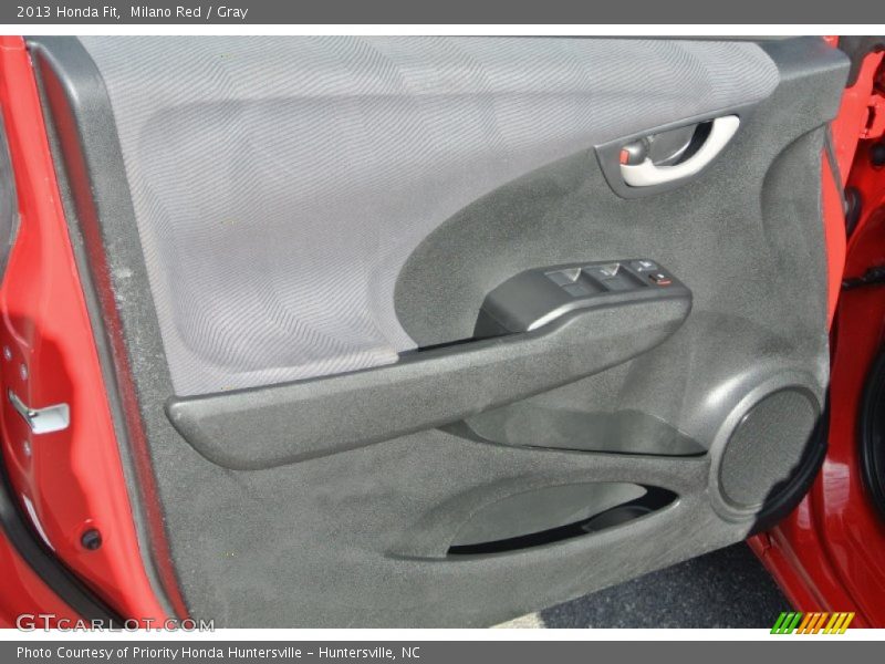 Milano Red / Gray 2013 Honda Fit