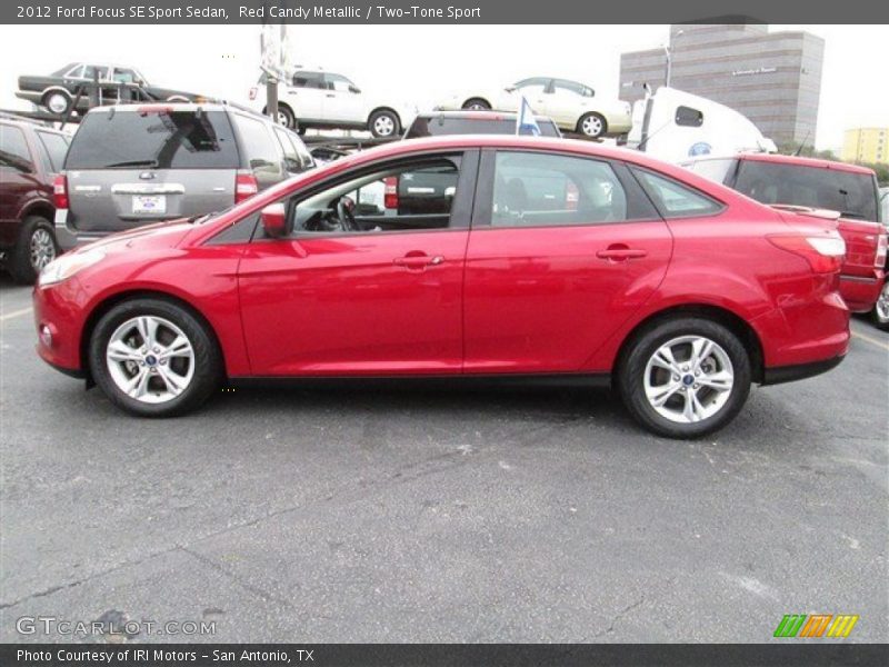 Red Candy Metallic / Two-Tone Sport 2012 Ford Focus SE Sport Sedan