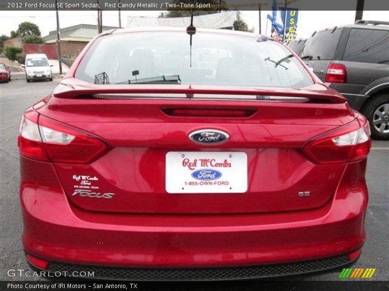 Red Candy Metallic / Two-Tone Sport 2012 Ford Focus SE Sport Sedan