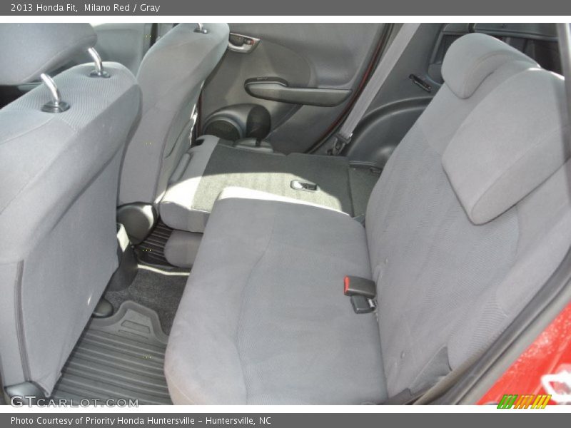 Milano Red / Gray 2013 Honda Fit