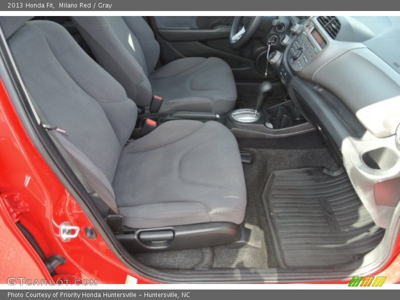Milano Red / Gray 2013 Honda Fit