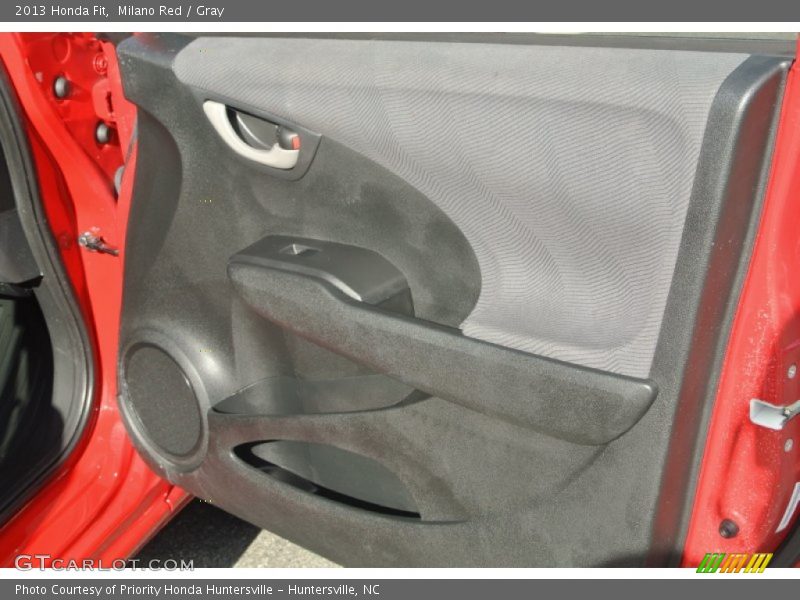 Milano Red / Gray 2013 Honda Fit