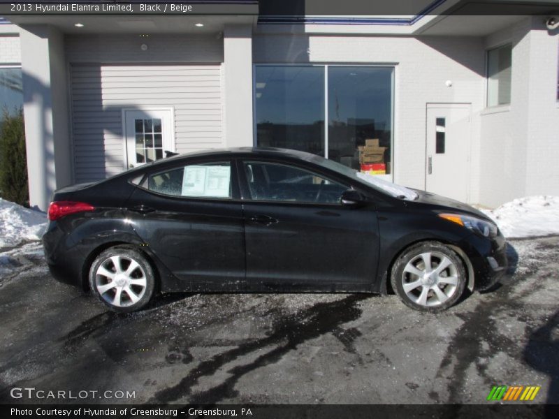 Black / Beige 2013 Hyundai Elantra Limited