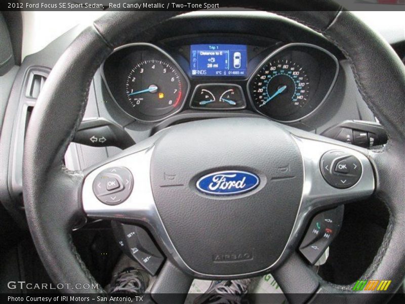 Red Candy Metallic / Two-Tone Sport 2012 Ford Focus SE Sport Sedan