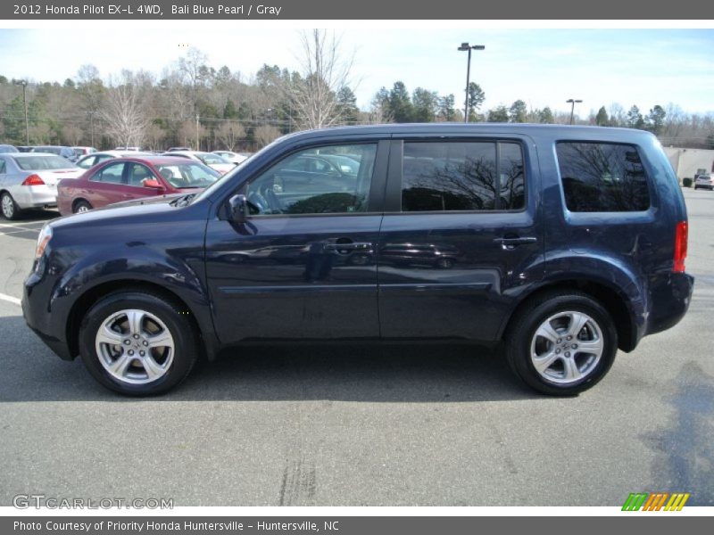 Bali Blue Pearl / Gray 2012 Honda Pilot EX-L 4WD