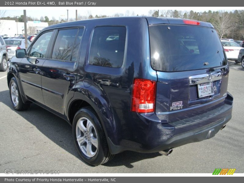 Bali Blue Pearl / Gray 2012 Honda Pilot EX-L 4WD