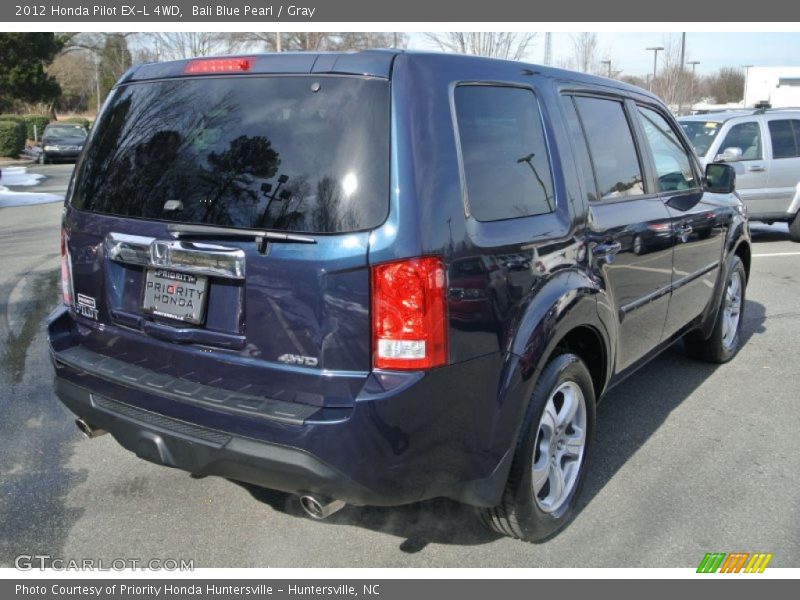 Bali Blue Pearl / Gray 2012 Honda Pilot EX-L 4WD