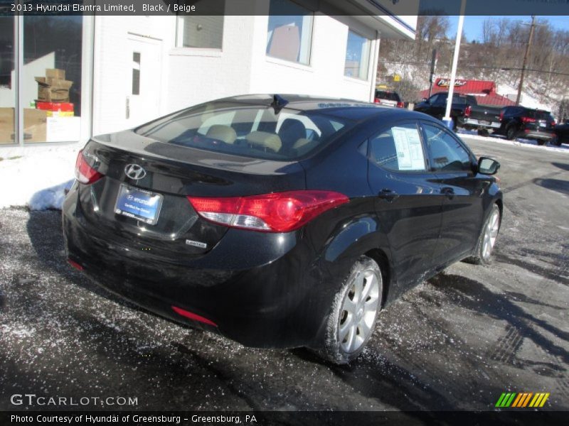 Black / Beige 2013 Hyundai Elantra Limited