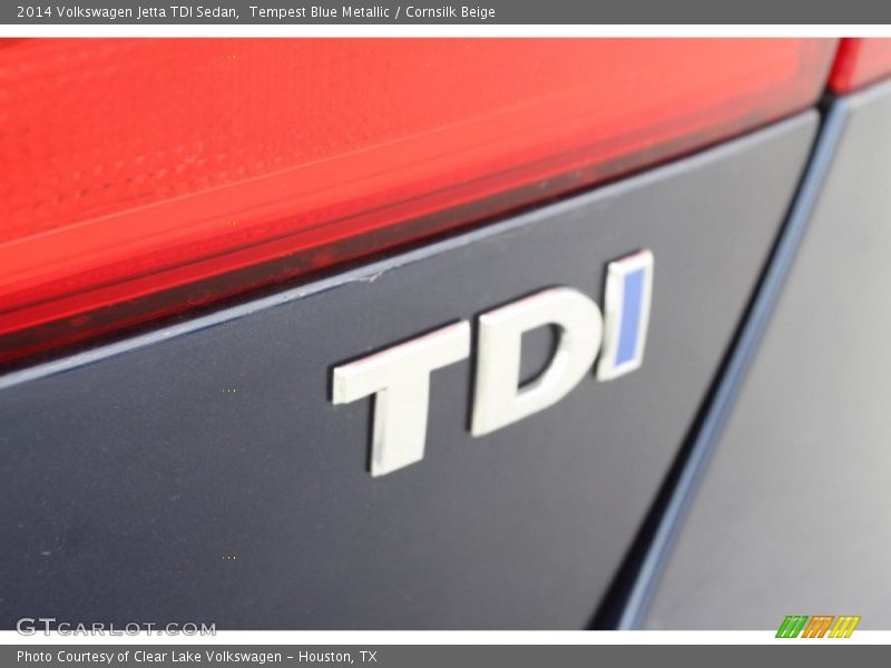 Tempest Blue Metallic / Cornsilk Beige 2014 Volkswagen Jetta TDI Sedan