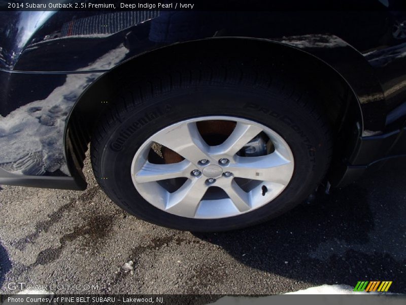 Deep Indigo Pearl / Ivory 2014 Subaru Outback 2.5i Premium