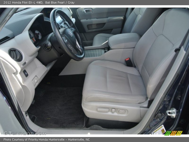 Bali Blue Pearl / Gray 2012 Honda Pilot EX-L 4WD