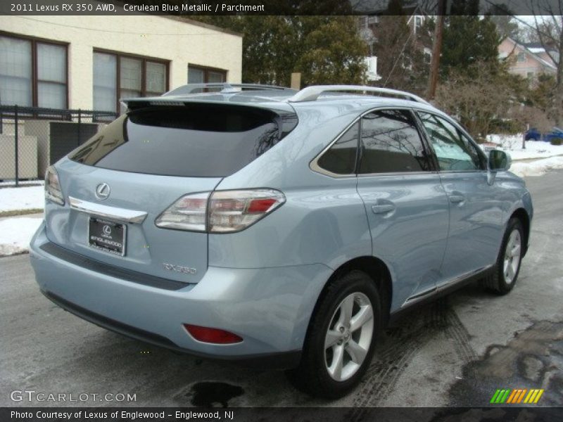 Cerulean Blue Metallic / Parchment 2011 Lexus RX 350 AWD