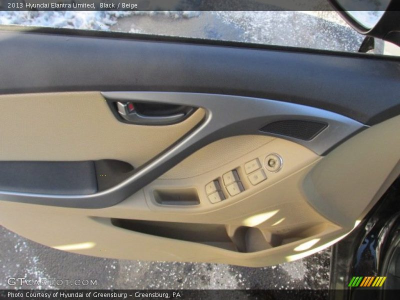 Black / Beige 2013 Hyundai Elantra Limited