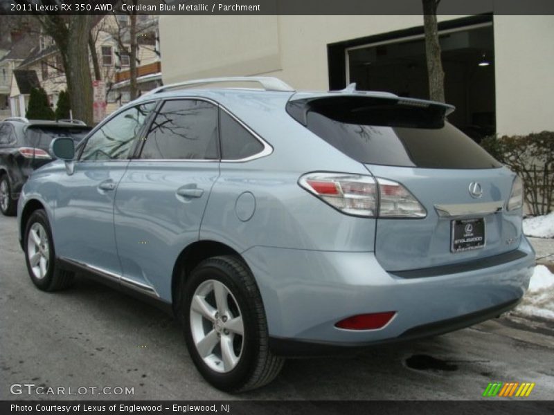 Cerulean Blue Metallic / Parchment 2011 Lexus RX 350 AWD