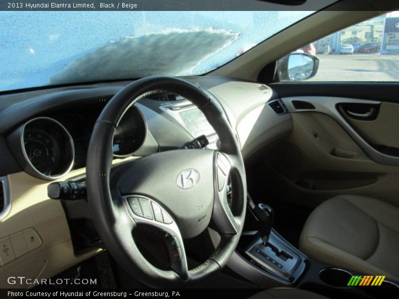 Black / Beige 2013 Hyundai Elantra Limited