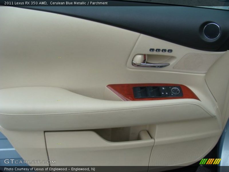 Cerulean Blue Metallic / Parchment 2011 Lexus RX 350 AWD